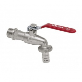Garden tap with lever handle