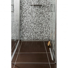 ACO - Linear shower channels with vertical drain body and grating 