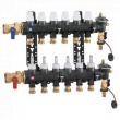 CALEFFI manifold with flow meter