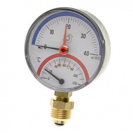 Heating system equipment - Thermo-manometers