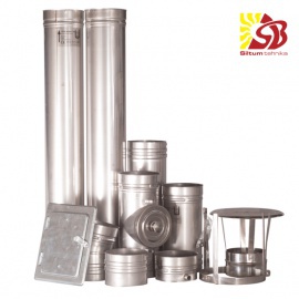 Stainless steel chimneys - Non-insulated chimneys made of stainless steel