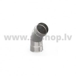 UMK Non-insulated stainless steel chimney bend 45 °