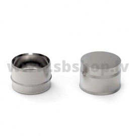 UMK Non-insulated stainless steel chimney damper closing lid