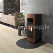 Eva Calor Pellet fireplace with 2-air outlets LETIZIA cANAL