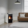 CRETA pellet fireplaces with air heating