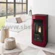 Eva Calor Pellet fireplace with air heating LAURA 