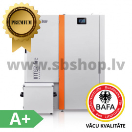 HKS LAZAR Granulu apkures katli Interfire 11kW ar 240L bunkuru