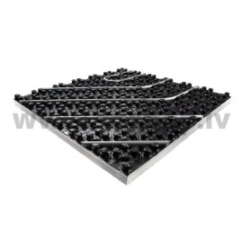 Floor plate black KERMI