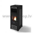 Eva Calor Pellet fireplace GEMMA with air heating and additional air outlet