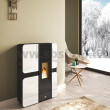 Eva Calor Pellet fireplaces KENDRA with air heating