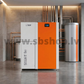 HKS LAZAR Granulu apkures katli Smartfire EC15kW ar 440L tvertni 3bar.