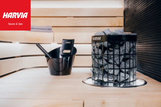 Harvia Elektriskās pirts krāsnis Black Steel