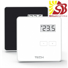 TECH Istabas termostats Melns EU-R-8b bezvadu (priekš L-8)