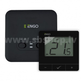 Termostats ENGO E20i-B bezvadu, melns