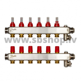 SSM-6F Kolektors 6+6 ar plūsmas mērītāju 1