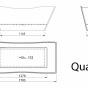 VISPOOL brīvstāvošās vannas QUADRO 171 1705*785 (balta)