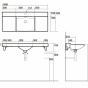 Izlietne BUDDY 100x42 balta