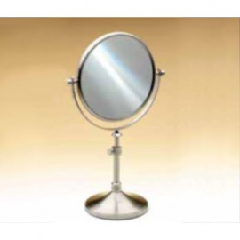 Spogulis galda cilindra forma, zelta