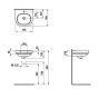 Izlietne LB3 50x49 balta