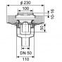 TECE vertical drain 