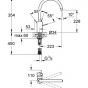 GROHE virtuves maisītāji Eurosmart Cosmo virtuves izl.(hroms)