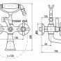 RAV MORAVA vannas maisītaji  bronza MK158.5SM