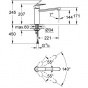 GROHE virtuves maisītāji Eurosmart Cosmo virtuves, hroms