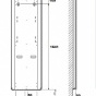 DeLonghi dizaina radiatori Leggero 1800*600 melns