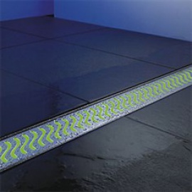 ACO water-sensitive illumination for shower channels, green
