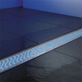 ACO water-sensitive illumination for shower channels, blue