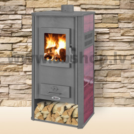 Wood fireplace BLIST ROMA with central heating