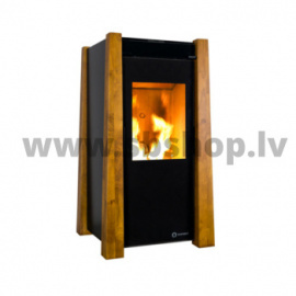 Keops pellet fireplaces with air heating