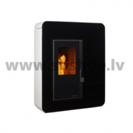 Ibiza pellet fireplace with two additional air outlets