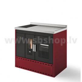 Eva Calor pellet central heating stoves with oven ISOTTA