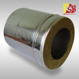 Insulated stainless steel chimney tubes 1000 mm